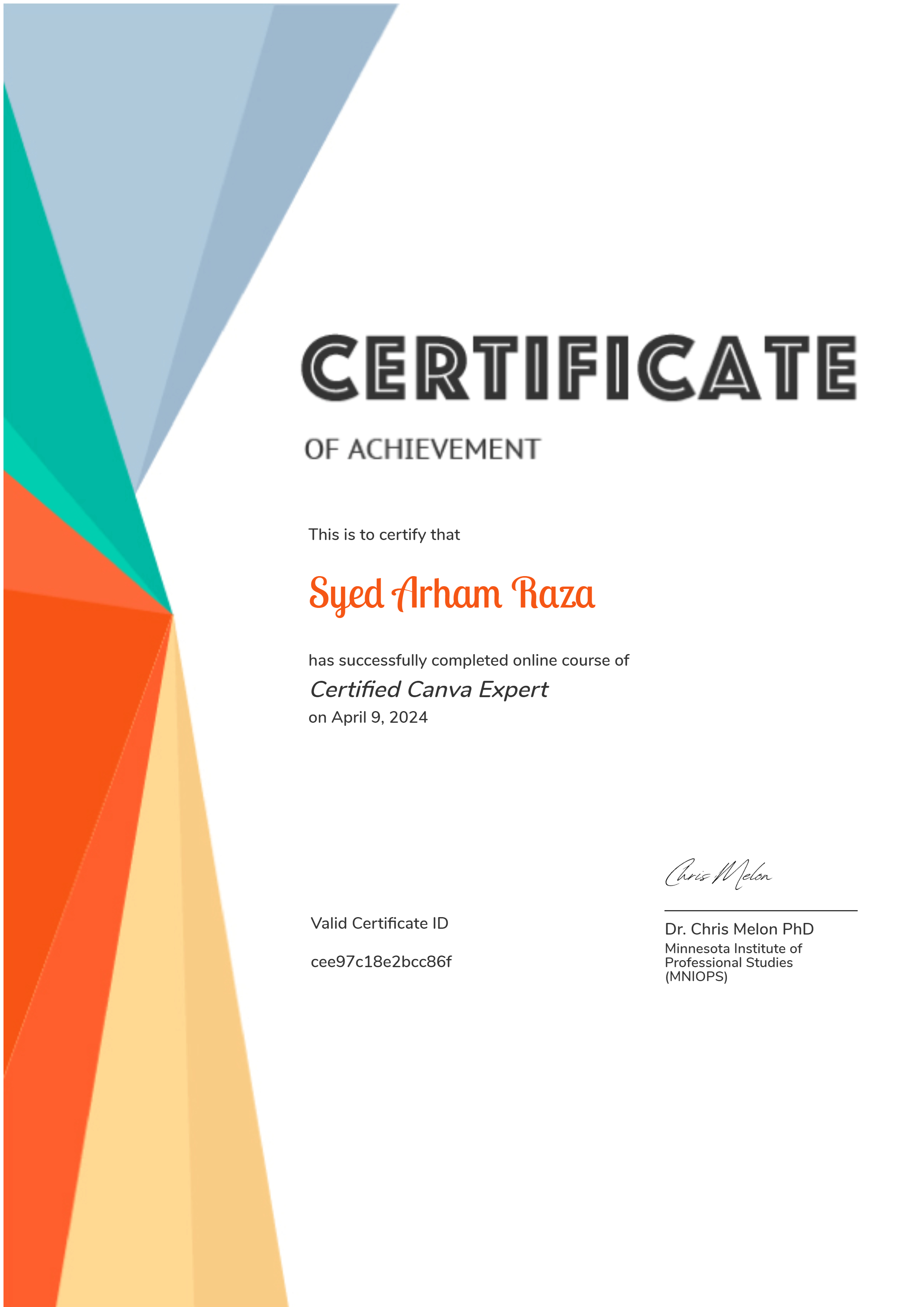 Certified Canva Expert